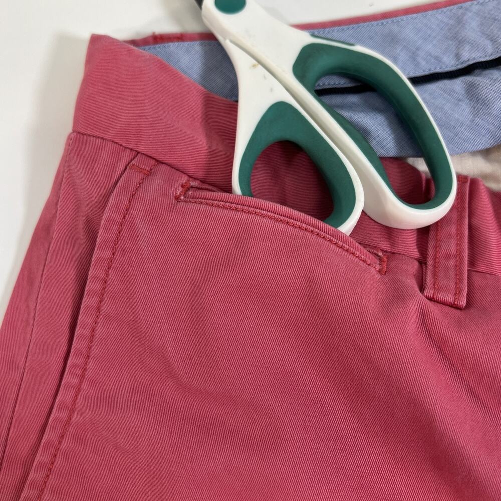 Polo Ralph Lauren Pants Suffield Mens 32x30 Red Coral Classic Fit Stretch Chino - Picture 4 of 16
